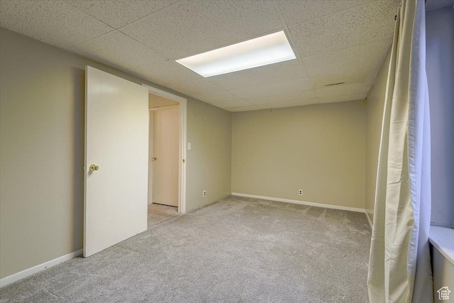 4879 S 1690 E, Holladay, UT 84117 - carpeted spare room with a drop ceiling