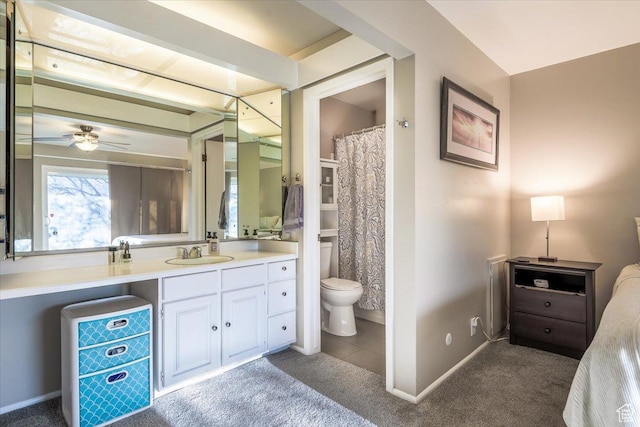 4879 S 1690 E, Holladay, UT 84117 - full bath featuring vanity and ceiling fan