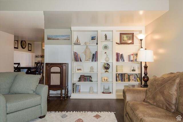 4879 S 1690 E, Holladay, UT 84117 - living area with wood finished floors