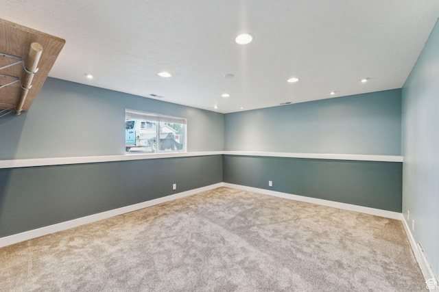 786 S Lindon Ct W, Logan, UT 84321 - carpeted empty room featuring recessed lighting and baseboards