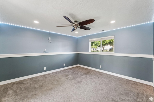786 S Lindon Ct W, Logan, UT 84321 - carpeted empty room featuring a ceiling fan and recessed lighting