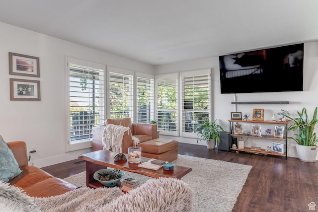 2582 Jacqueline Dr E, Ogden, UT 84403 - living room with wood finished floors and baseboards