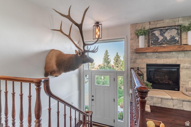 2582 Jacqueline Dr E, Ogden, UT 84403 - entryway featuring healthy amount of natural light and stairway