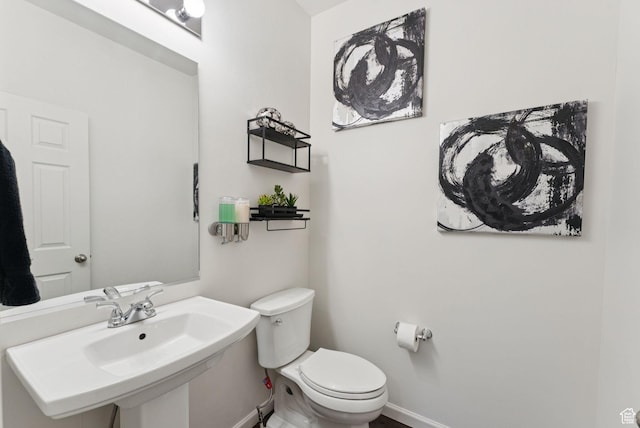 5488 W Tower Arch Ln, Herriman, UT 84096 - half bathroom with baseboards