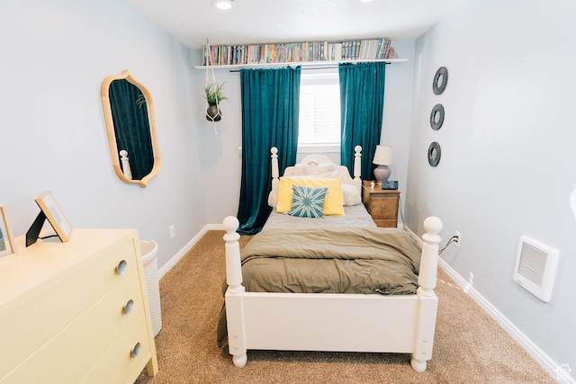496 S 3rd E, Preston, ID 83263 - carpeted bedroom featuring baseboards and heating unit
