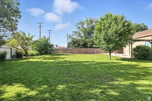 496 S 3rd E, Preston, ID 83263 - view of yard with a patio