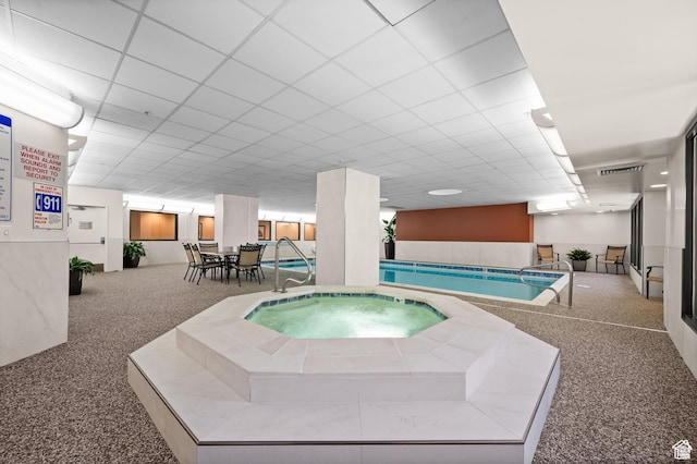 48 W 300 S Unit 903, Salt Lake City, UT 84101 - view of pool featuring an in-ground hot tub