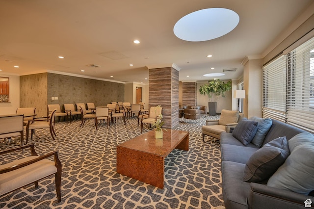 48 W 300 S Unit 903, Salt Lake City, UT 84101 - building lobby with ornamental molding and recessed lighting
