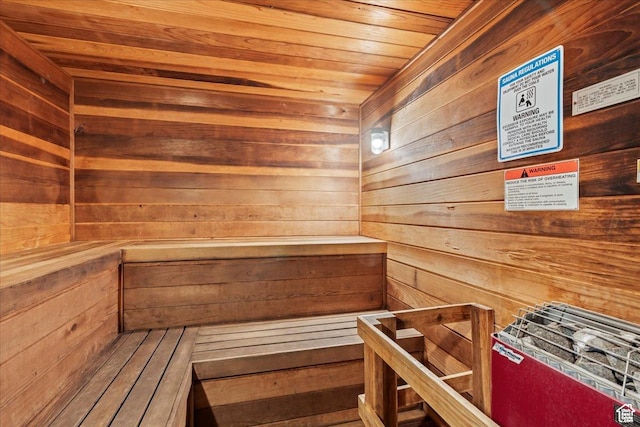 48 W 300 S Unit 903, Salt Lake City, UT 84101 - sauna / steam room featuring wood ceiling and wood walls