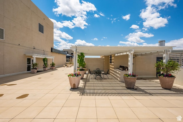 48 W 300 S Unit 903, Salt Lake City, UT 84101 - view of patio featuring a pergola