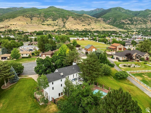 1074 E Raymond Rd, Fruit Heights, UT 84037 - aerial perspective of suburban area with mountains