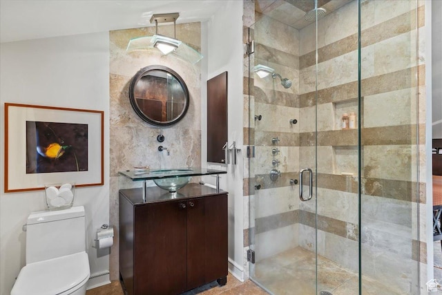 1074 E Raymond Rd, Fruit Heights, UT 84037 - full bathroom featuring vanity and a stall shower