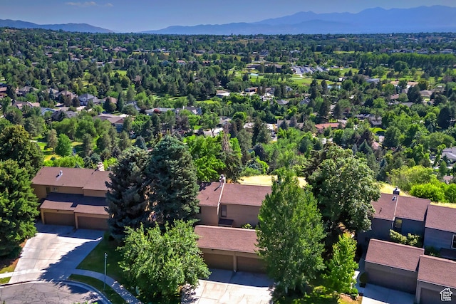 8216 S Scandia Way, Sandy, UT 84093 - aerial perspective of suburban area with a mountain backdrop