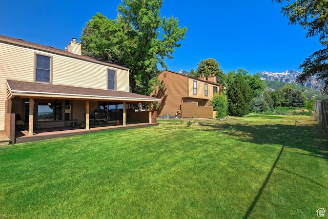 8216 S Scandia Way, Sandy, UT 84093 - view of yard with a mountain view