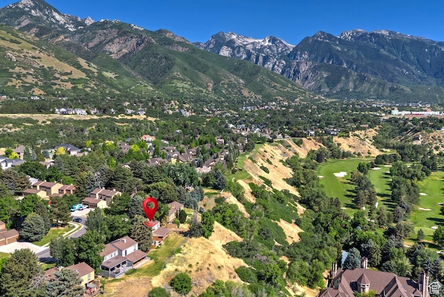 8216 S Scandia Way, Sandy, UT 84093 - view of mountain background with nearby suburban area and a golf course