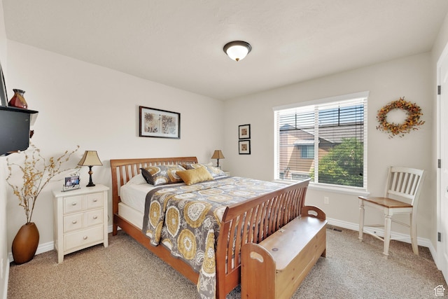 3951 W Sage Blossom Way S, Jordan, UT 84009 - bedroom with light carpet and baseboards