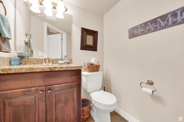 3951 W Sage Blossom Way S, Jordan, UT 84009 - half bathroom with vanity and tile patterned floors