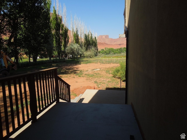 426 N Amber Ln N Unit 426, Castle Valley, UT 84532 - deck featuring a view of rural / pastoral area and a mountain view
