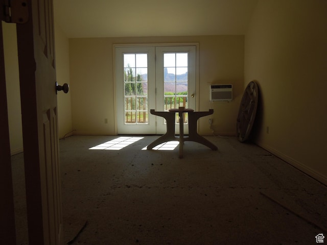 426 N Amber Ln N Unit 426, Castle Valley, UT 84532 - dining room with a wall unit AC and carpet floors