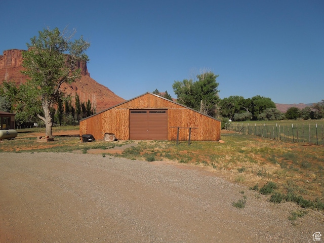 426 N Amber Ln N Unit 426, Castle Valley, UT 84532 - view of outbuilding featuring driveway and a mountain view