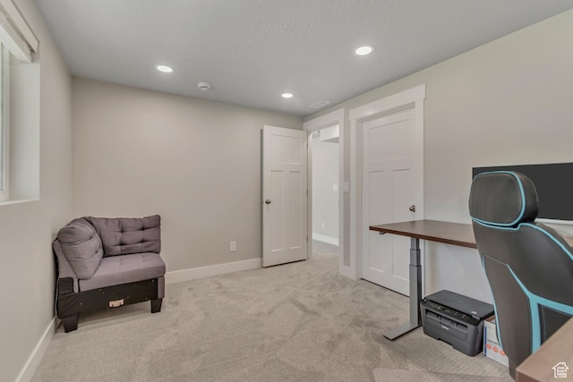 9757 N Aaron Ave E Unit 204, Eagle Mountain, UT 84005 - office area with recessed lighting and carpet