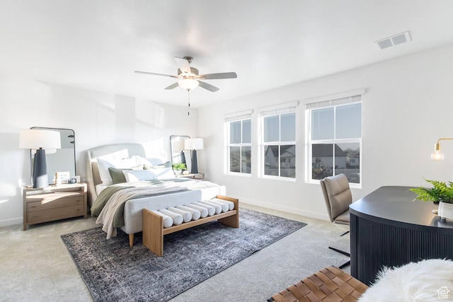2741 N 2775 W Unit 125, Plain City, UT 84404 - bedroom featuring light carpet and ceiling fan