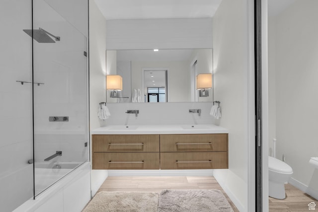 333 Main St Unit 10, Park City, UT 84060 - full bathroom with wood finished floors, tub / shower combination, and double vanity