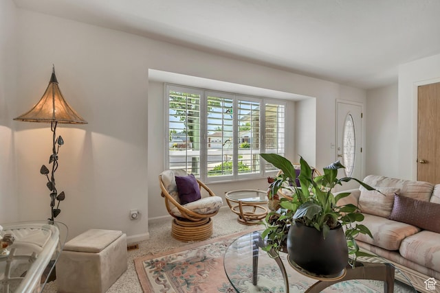 7305 S Autumn Meadow Cir W, West Jordan, UT 84084 - carpeted living area featuring healthy amount of natural light