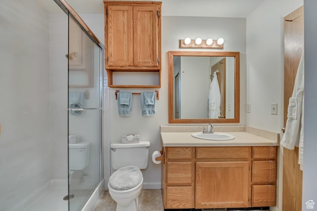 7305 S Autumn Meadow Cir W, West Jordan, UT 84084 - full bath with vanity and a shower stall