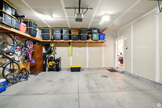 1469 W 2200 S, Wellsville, UT 84339 - garage featuring a garage door opener