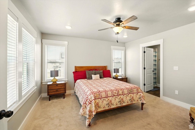 1469 W 2200 S, Wellsville, UT 84339 - bedroom with carpet floors, ceiling fan, and recessed lighting