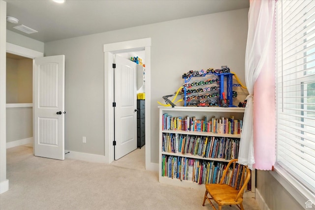 1469 W 2200 S, Wellsville, UT 84339 - living area featuring carpet floors and baseboards