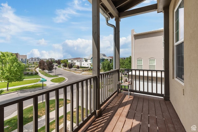 5359 W Bowstring Way Unit 358, South Jordan, UT 84009 - wooden deck featuring a residential view
