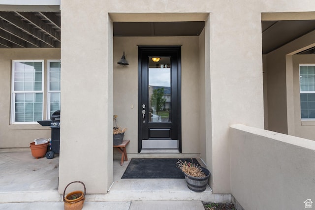 5359 W Bowstring Way Unit 358, South Jordan, UT 84009 - view of exterior entry with stucco siding