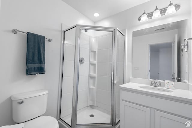 5359 W Bowstring Way Unit 358, South Jordan, UT 84009 - bathroom with a shower stall and vanity