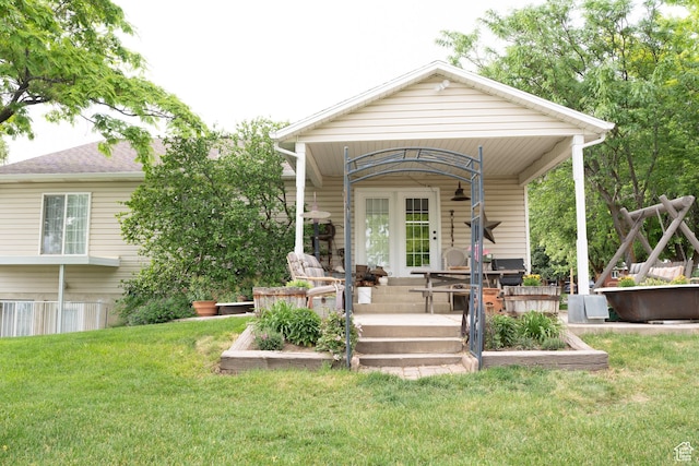 1075 E 2600 N, North Ogden, UT 84414 - view of front of property featuring a front lawn