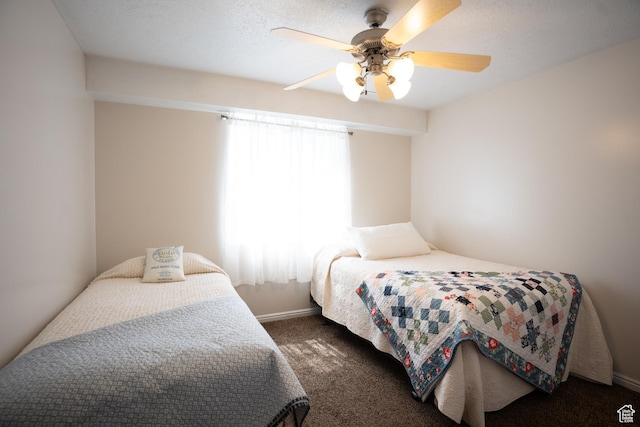 1075 E 2600 N, North Ogden, UT 84414 - bedroom featuring carpet flooring and a ceiling fan