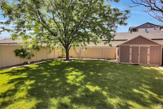 429 W 350 N Unit 4, Tremonton, UT 84337 - fenced backyard with a storage shed
