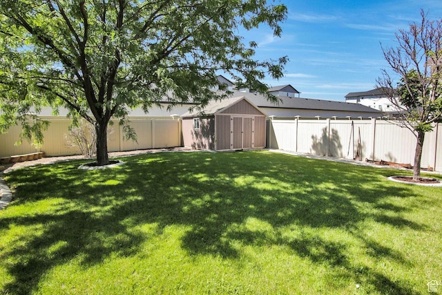 429 W 350 N Unit 4, Tremonton, UT 84337 - fenced backyard with a shed