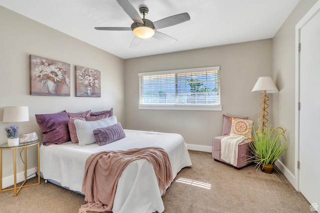 136 E 400 N Unit 207, Provo, UT 84606 - carpeted bedroom featuring ceiling fan and baseboards