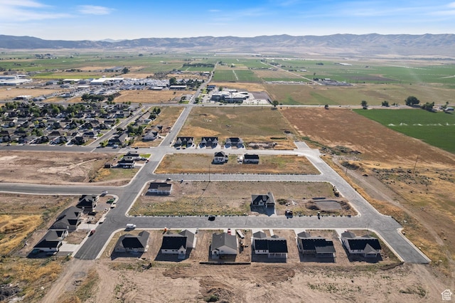 1536 N 300 E Unit 49, Nephi, UT 84648 - aerial view of property and surrounding area with a mountain backdrop and rural landscape