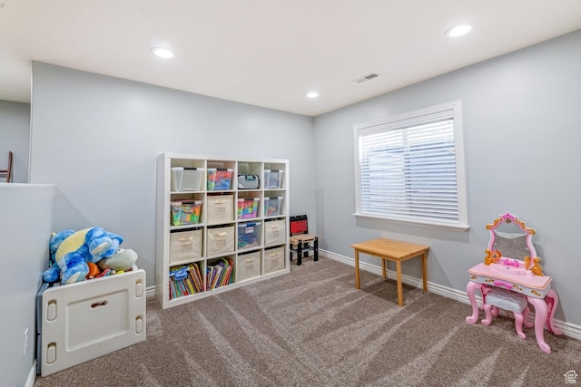 5183 W Heartland Cv, Herriman, UT 84096 - playroom with carpet flooring and recessed lighting