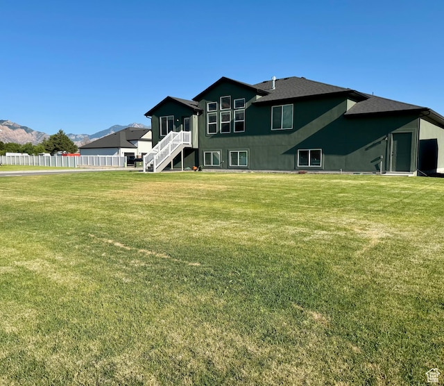 2106 W 2000 N, Farr West, UT 84404 - back of property featuring stairway and a mountain view