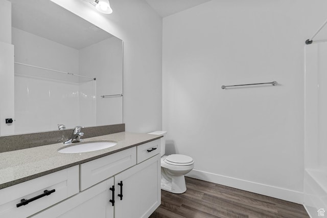 3667 W Canyon Falls Dr Unit S301, Lehi, UT 84043 - full bath with vanity, wood finished floors, and shower / washtub combination