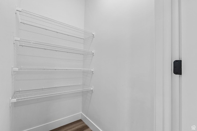 3667 W Canyon Falls Dr Unit S301, Lehi, UT 84043 - spacious closet with dark wood finished floors