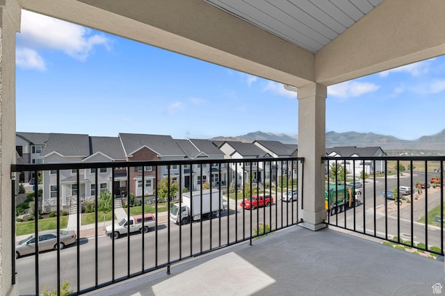 3667 W Canyon Falls Dr Unit S301, Lehi, UT 84043 - balcony featuring a mountain view and a residential view