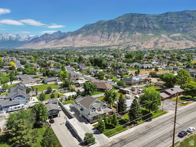 1046 W 1100 N, Pleasant Grove, UT 84062 - aerial view of residential area with a mountainous background