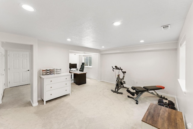 2401 N 1400 E, Layton, UT 84040 - exercise area with light carpet and recessed lighting