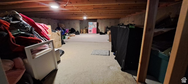 5256 S 3400 W, Roy, UT 84067 - unfinished below grade area featuring carpet flooring