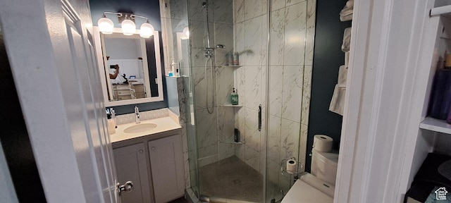 5256 S 3400 W, Roy, UT 84067 - bathroom featuring a stall shower and vanity